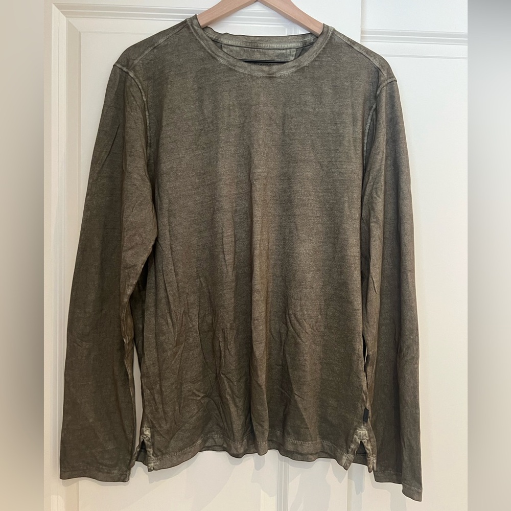 John Varvatos Long Sleeve Shirt - Earthy Green